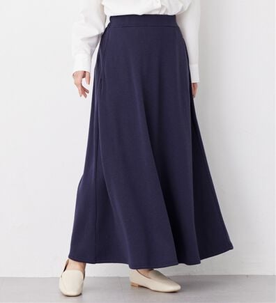 Viola e Viola（ヴィオラ エ ヴィオラ）の「【蓄熱保温】裏ファーフレアースカート（選べる！２丈）（ロングスカート）」