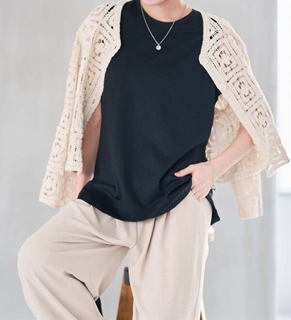 RANAN（ラナン）の「＜BC＞綿100％ひんやりタンクトップ（カットソー）」｜詳細画像