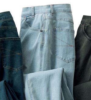 ルフラン（ルフラン）の「Ｃ．Ｂ．Ｓ．ジーンズタックパンツ（フルレングスパンツ）」｜ライトブルー