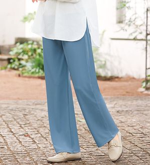 「ラフばきルームパンツ（フルレングスパンツ）」｜ブルー