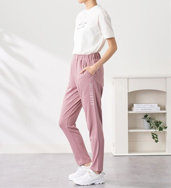 BELLUNA（ベルーナ）の「＜ＥＬＬＥ　Ａｃｔｉｖｅ＞ハニカムメッシュ素材ジャージパンツ（その他パンツ）」｜詳細画像
