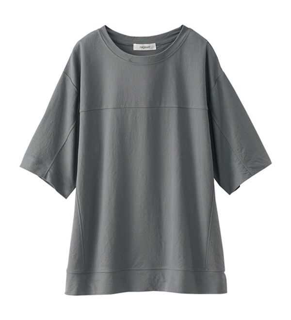 BELLUNA（ベルーナ）の「涼感素材切替デザインプルオーバー（カットソー）」｜詳細画像