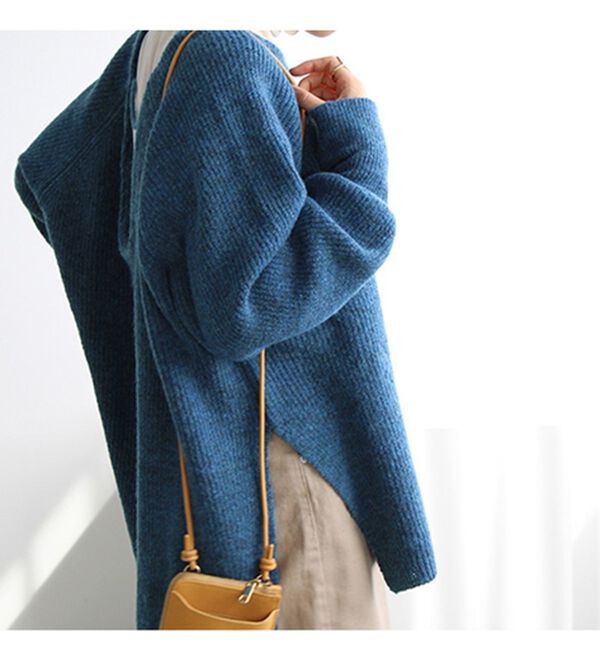 GeeRA（ジーラ）の「メランジボリューム袖ニット（ニット・セーター）」｜詳細画像