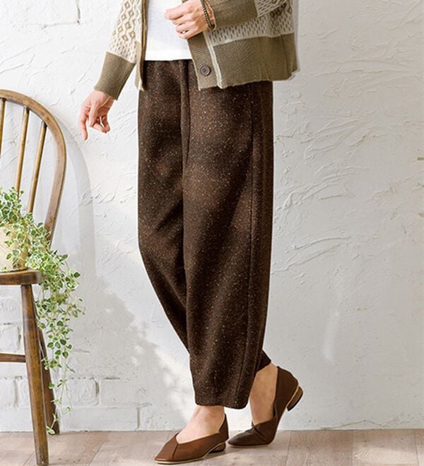 ルフラン（ルフラン）の「【３本組】軽やかカラーネップパンツ（その他パンツ）」｜詳細画像