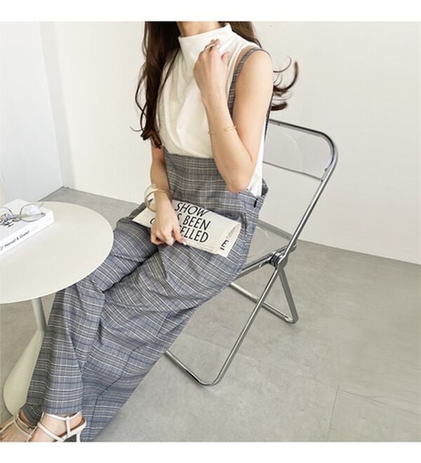 GeeRA（ジーラ）の「サロペットワイドパンツ（オールインワン）」｜詳細画像