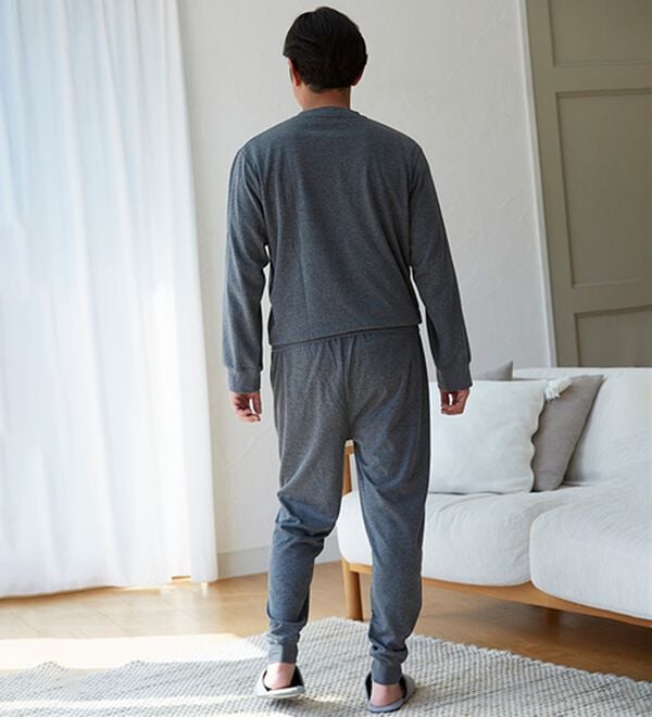 「＜クロコダイル＞リカバリーウェア上下セット（メンズルームウェア）」｜詳細画像