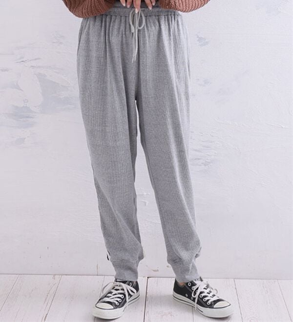 A HAPPY MARILYN（アハッピーマリリン）の「【Ｌ～６Ｌ】＜選べる２型＞ラインで着やせる楽ちん美脚なラインパンツ（フルレングスパンツ）」｜詳細画像