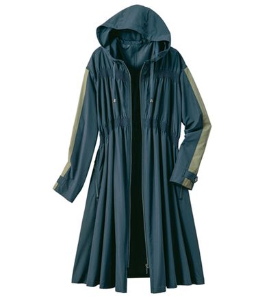 ルフラン（ルフラン）の「お洒落なシャーリング使いコート（ハーフコート）」