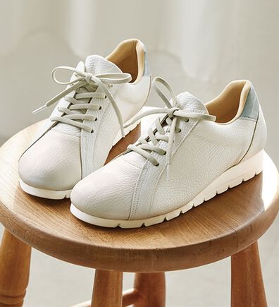 ルフラン（ルフラン）の「＜ラシーナコンフォート＞外反母趾対応４Ｅレザースニーカー（スニーカー）」