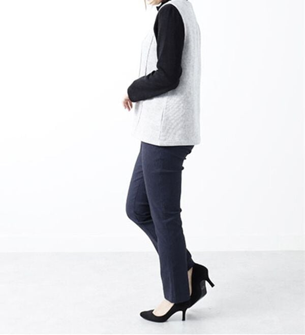 BELLUNA（ベルーナ）の「裏起毛素材タックデザインアンサンブル（アンサンブル）」｜詳細画像