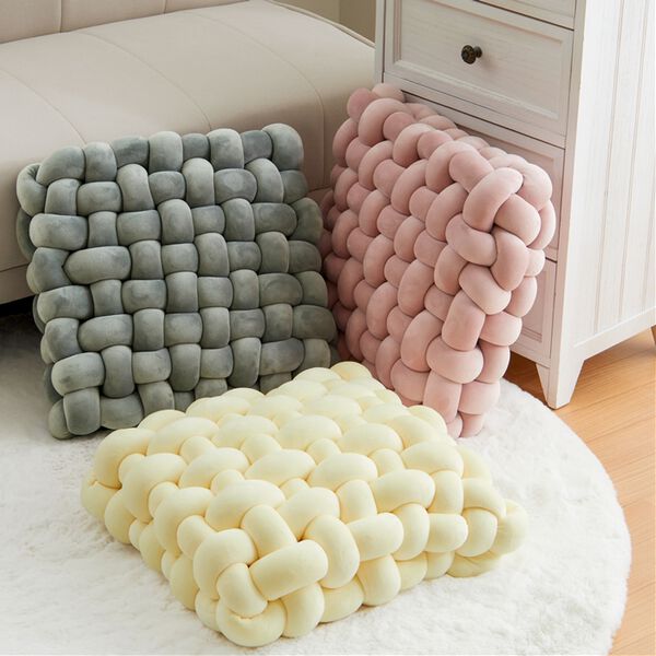 チャンキーニットクッション＜フロアクッション・座布団クッション  