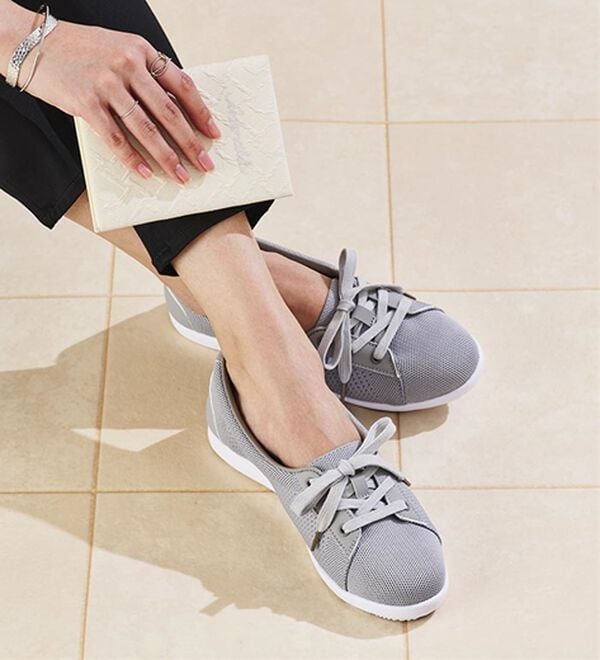 ルフラン（ルフラン）の「やわらかニットのバレエスニーカー（フラットシューズ）」｜詳細画像