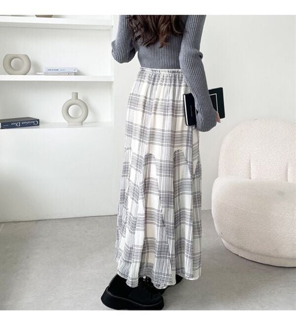 GeeRA（ジーラ）の「切替フレアーロングスカート（ロングスカート）」｜詳細画像