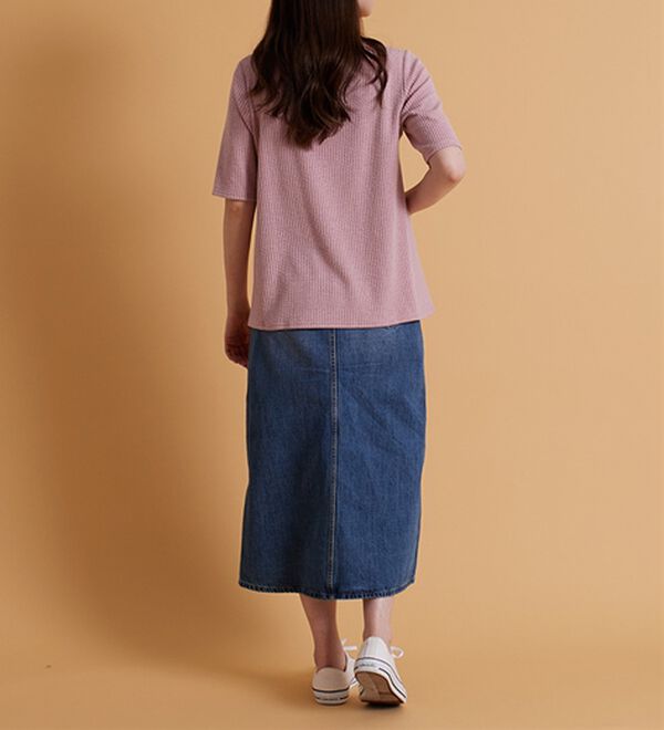 BELLUNA（ベルーナ）の「テンセル（ＴＭ）繊維混ストレッチプルオーバー（カットソー）」｜詳細画像
