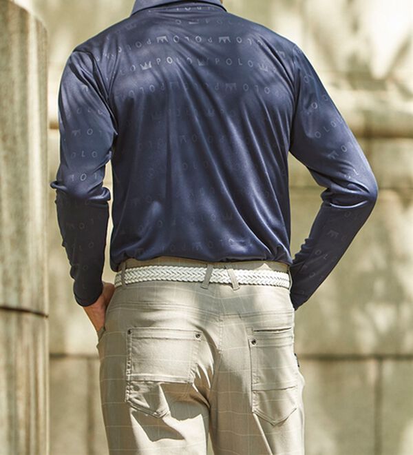 「＜ポロ・ビーシーエス＞好印象エンボスポロシャツ（メンズポロシャツ）」｜詳細画像