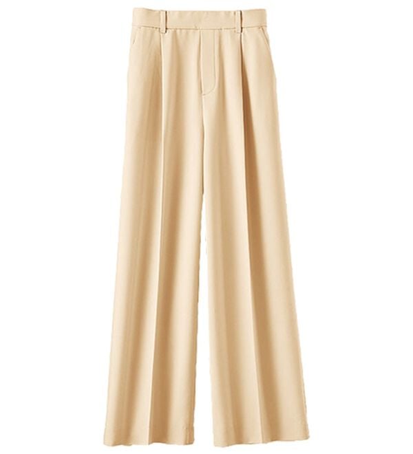 BELLUNA（ベルーナ）の「サマ見え！タック使いワイドパンツ（ワイドパンツ・ガウチョ）」｜詳細画像