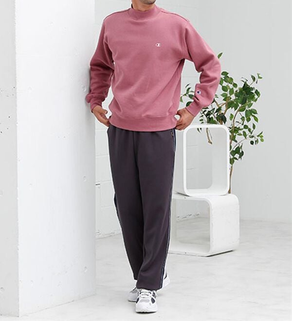 「＜チャンピオン＞モックネック裏起毛トレーナー（メンズトレーナー）」｜詳細画像