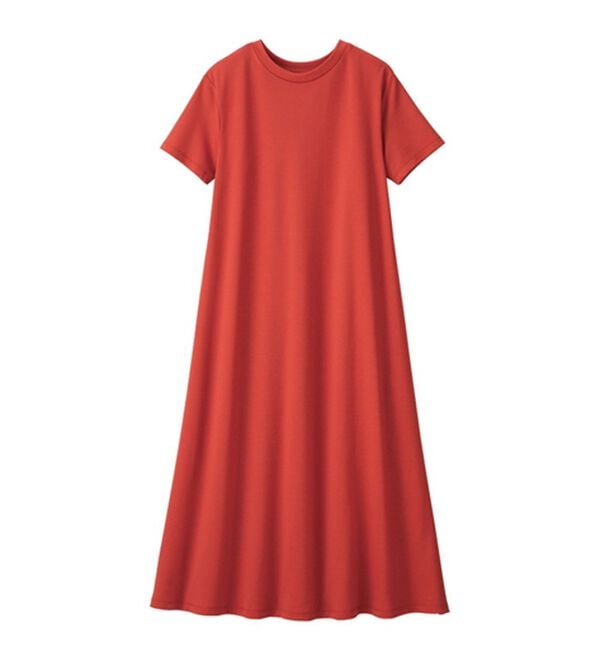 GeeRA（ジーラ）の「【接触冷感】フレアーシルエットロングワンピース（ロングワンピース）」｜詳細画像