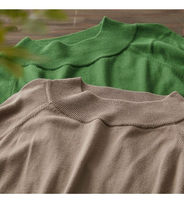 Viola e Viola（ヴィオラ エ ヴィオラ）の「【静電気防止】綿１００％ゆるチュニック（チュニック）」｜詳細画像