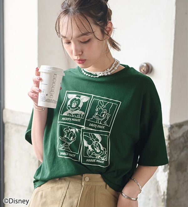 「＜Ｄｉｓｎｅｙ＞綿混素材ゆるっとＴシャツ（カットソー）」｜詳細画像