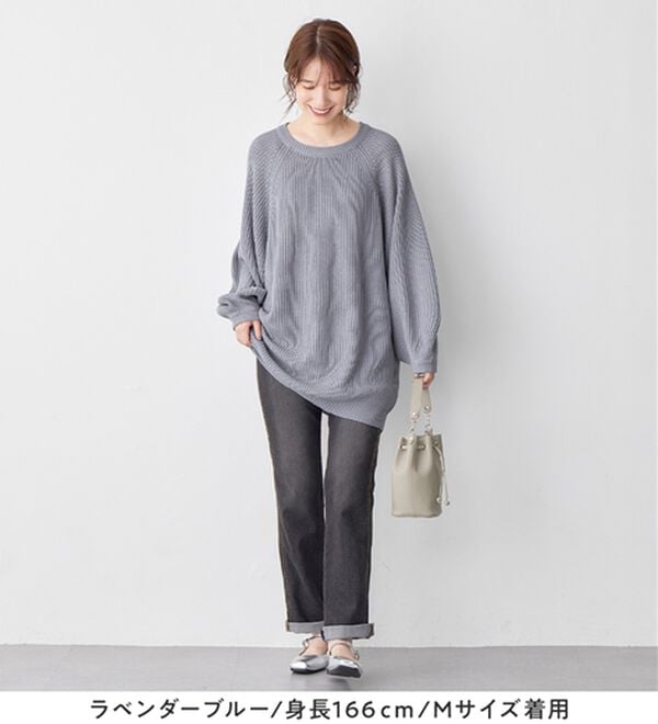 Viola e Viola（ヴィオラ エ ヴィオラ）の「バルーン袖ゆるニット（ニット・セーター）」｜詳細画像