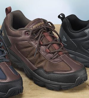 「＜ダンロップ・リファインド＞履きやすい！はっ水トラディションシューズ（メンズスニーカー）」｜ダークブラウン