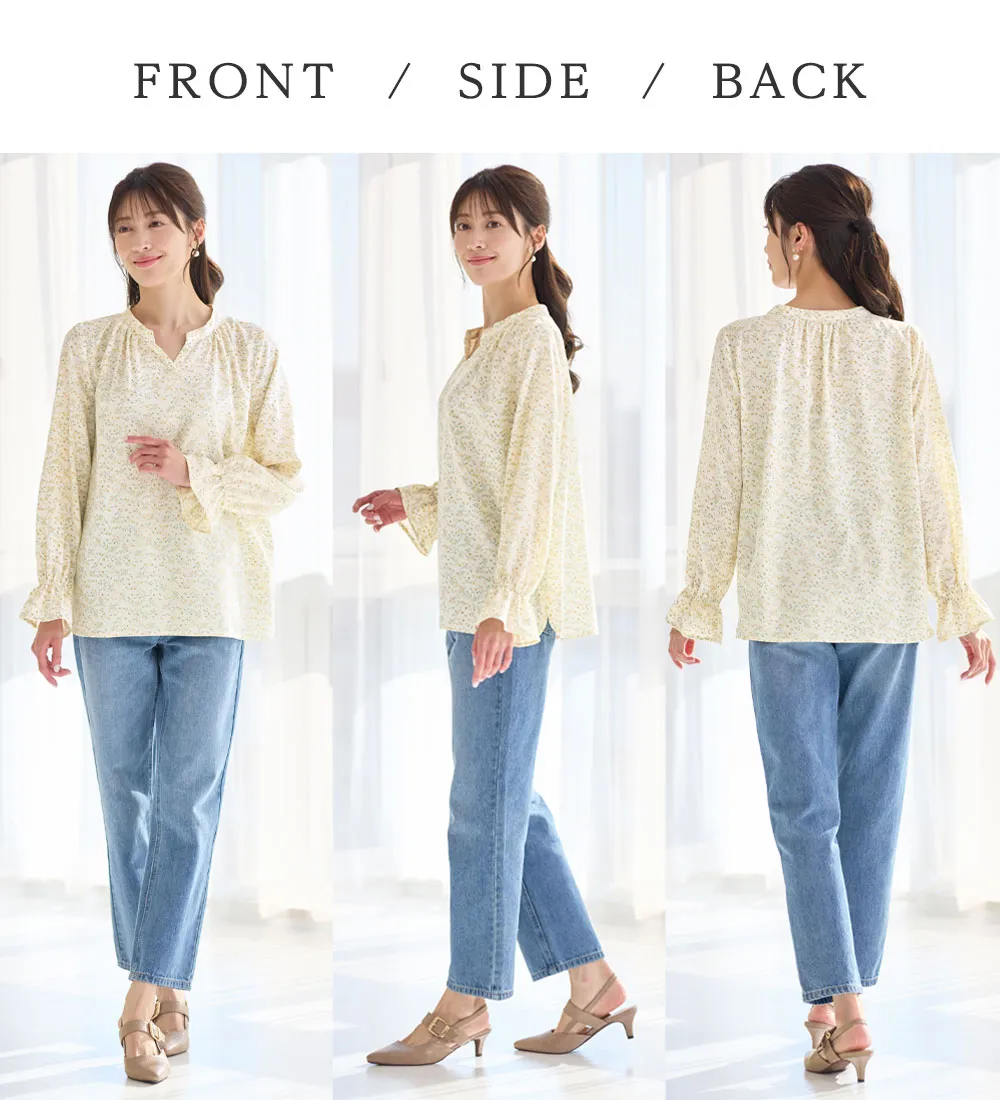 キャンディースリーブチュニックブラウス