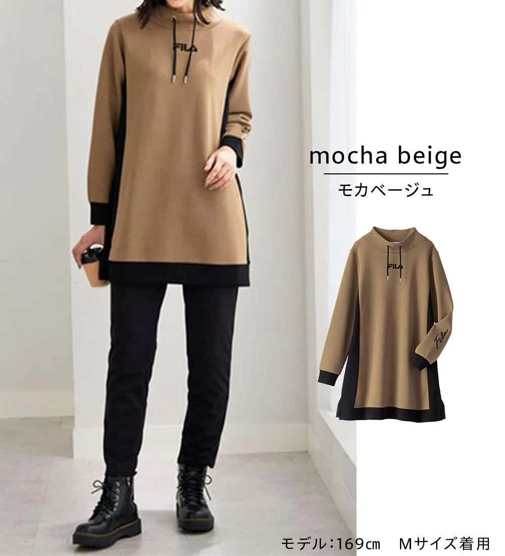 ＜ＦＩＬＡ＞配色切替チュニックワンピース
