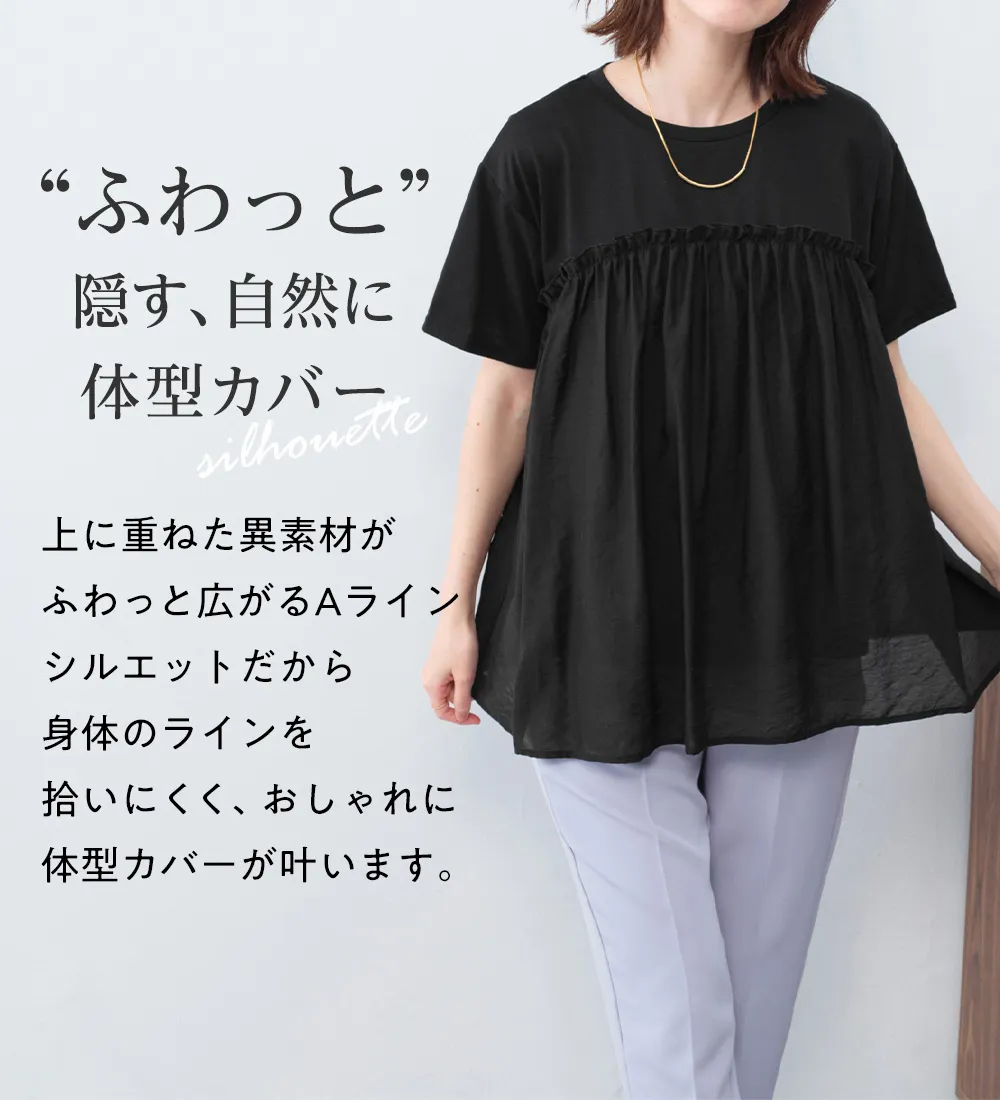ドッキング切替えトップス